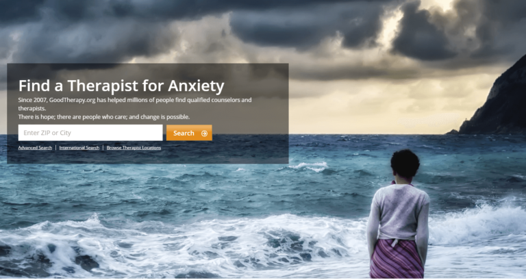Find a Therapist for Anxiety Landing
