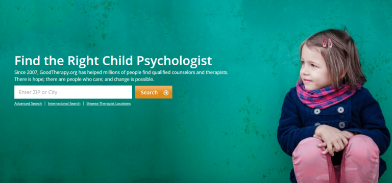 Child Psychologist Landing Page