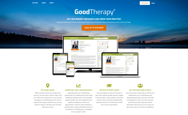 Join GoodTherapy Landing 3